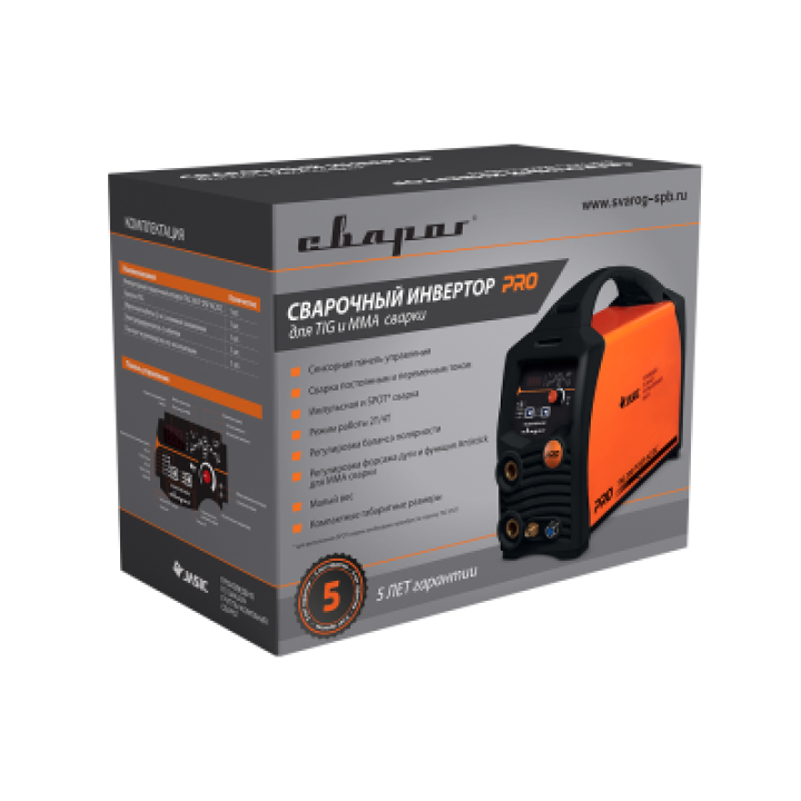 Сварочный инвертор PRO TIG 200 P DSP AC/DC (E201)