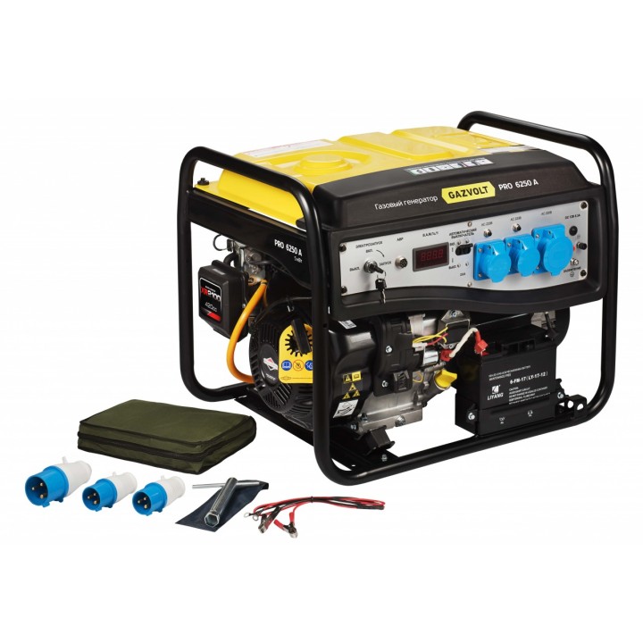Генератор газовый Gazvolt Pro 6250 A 08